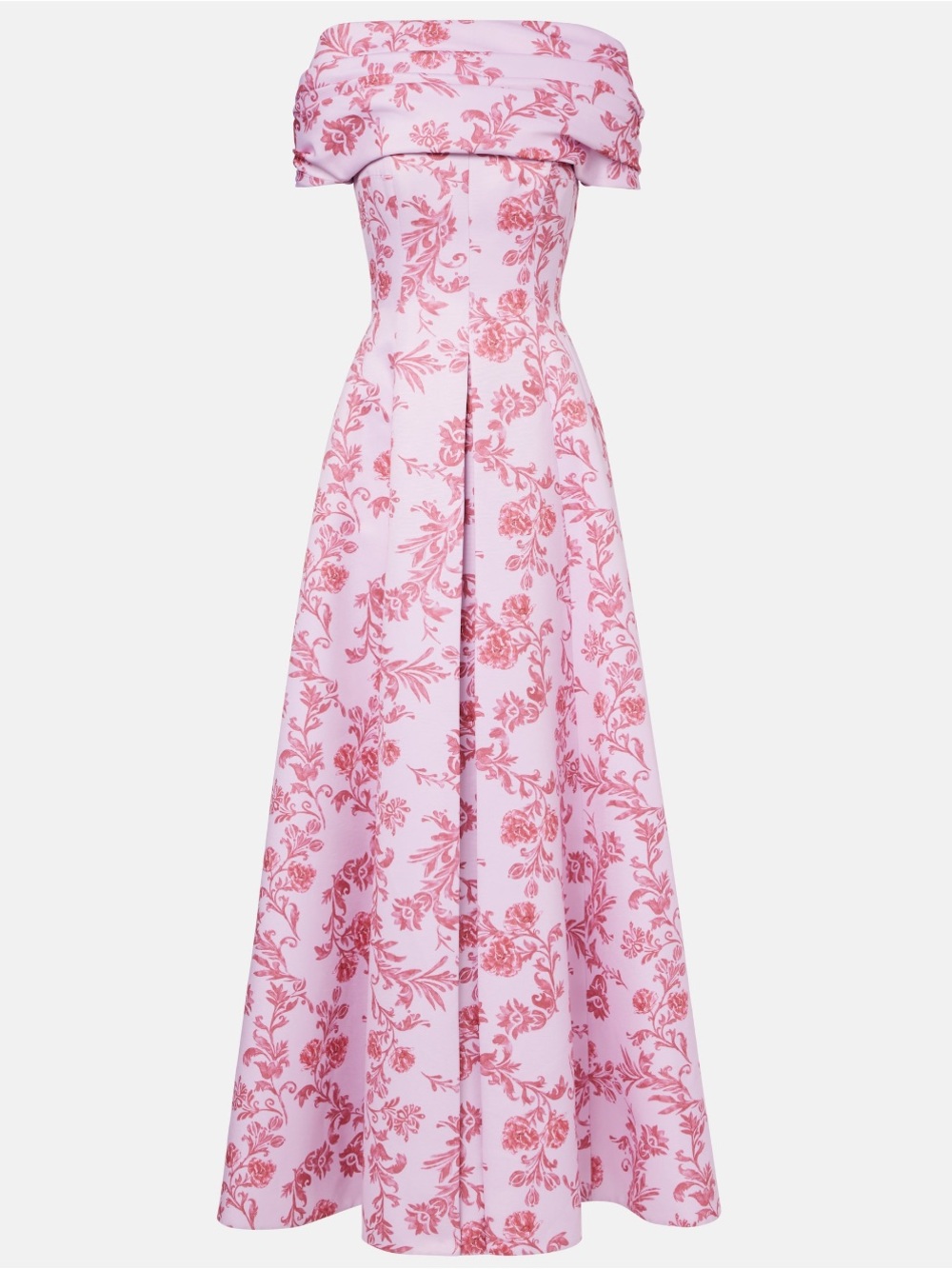 Emilia Wickstead Auclair Damask Taffeta Faille Gown Size US 6 UK 10